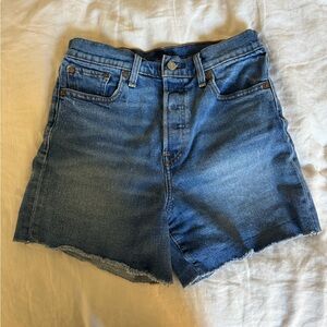 Classic Levi’s Blue Denim Women's Shorts